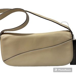 Kenneth Cole New York NWT Leather Vintage Cream Bag